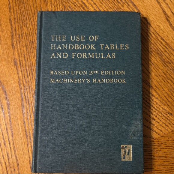 Other - The Use of Handbook Tables and Formulas by Franklin D. Jones John M. Amiss 1971